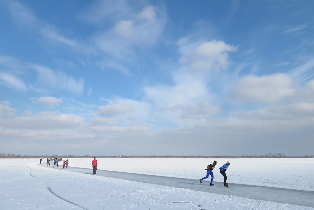 Schaatsen op de Leien