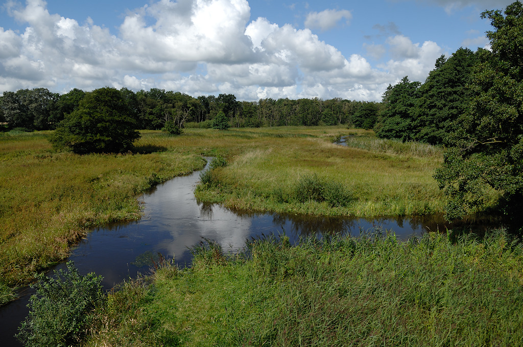 Drentsche Aa, het Gastersche Diep komt uit in het Oudemolensche Diep
