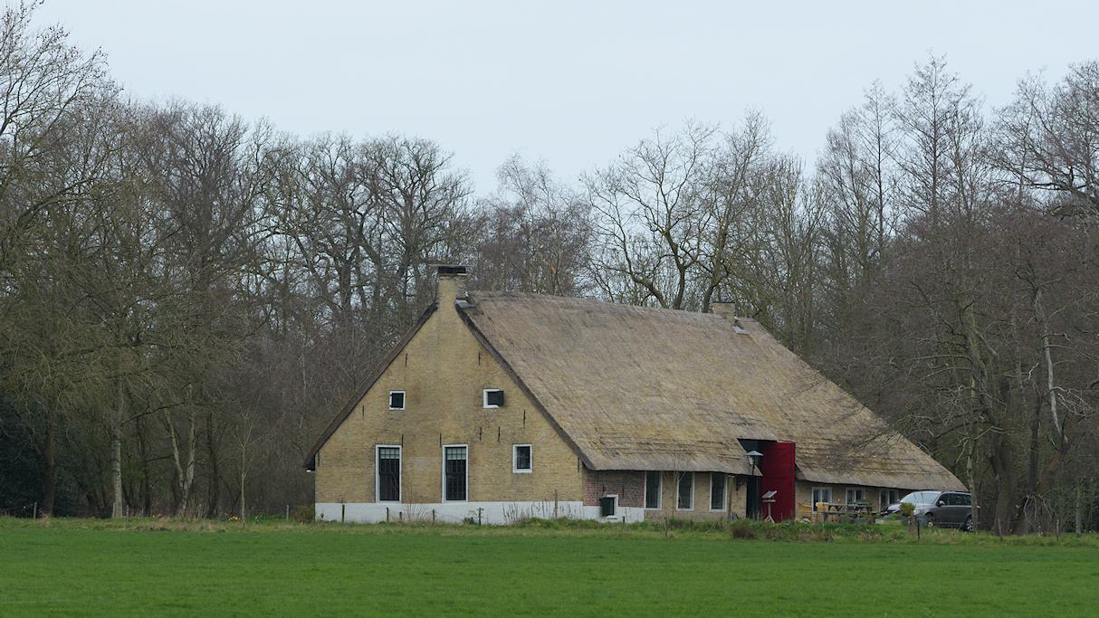 Hallenhuis in de omgeving van Oldeberkoop