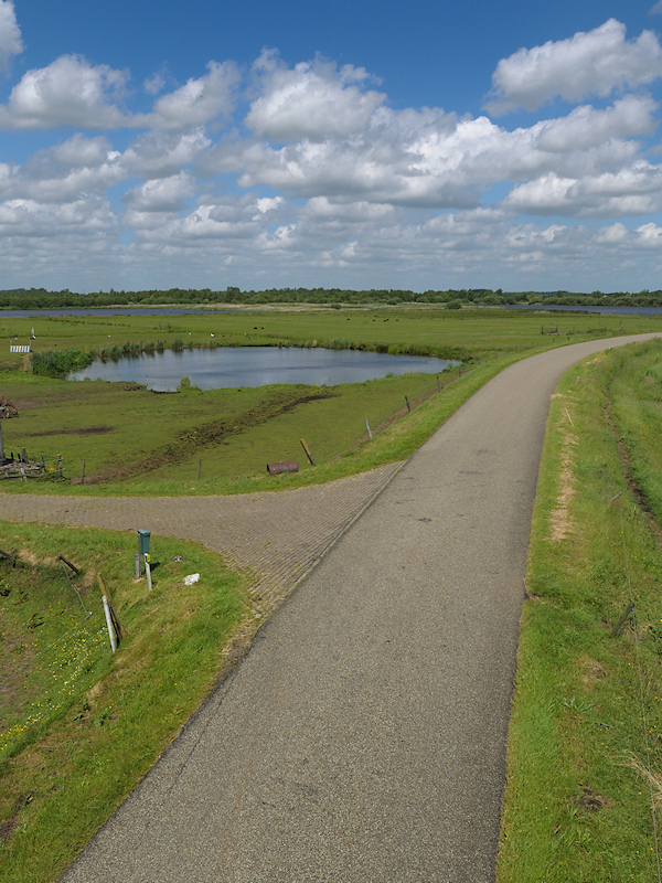 Wiel van de stormvloed uit 1825 bij de Lindedijk