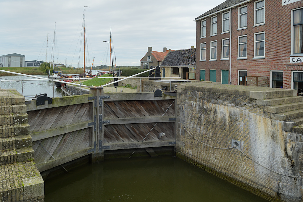 De sluis van Makkum