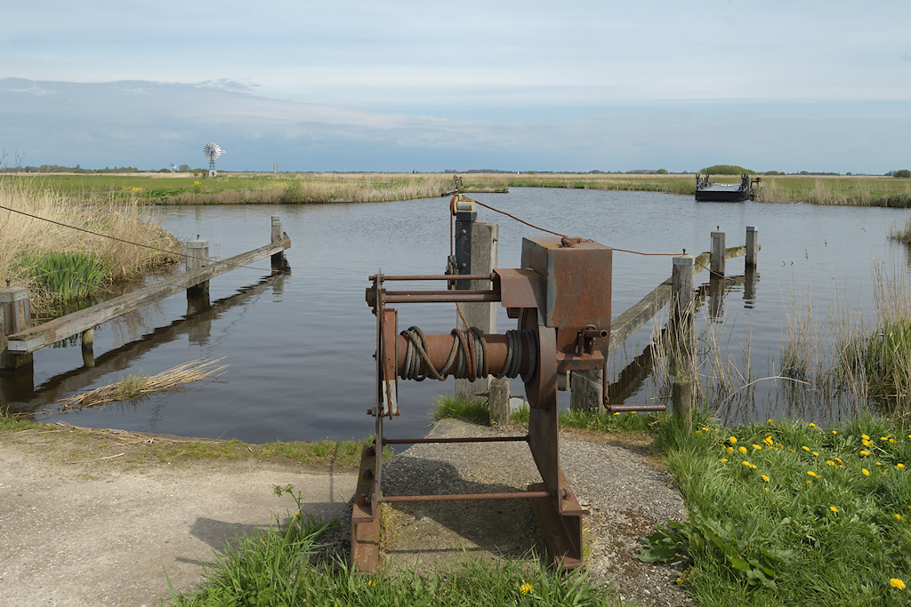Werkpontje over de Holle Gr�ft