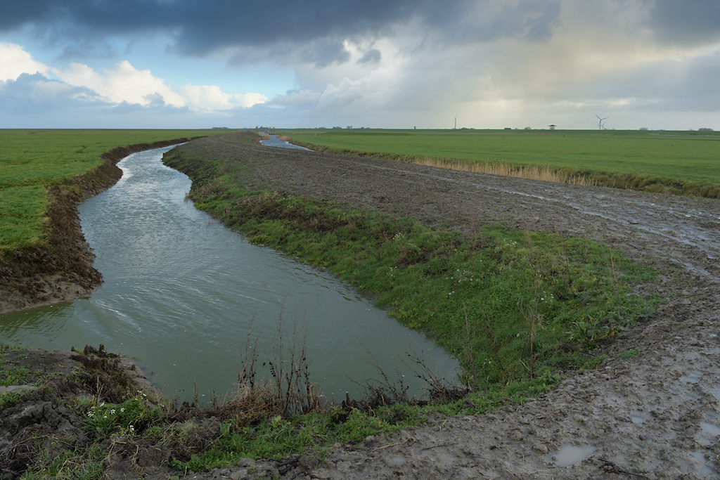 Oude Rijd, centrale afwatering Noard-Frysl�n B�tendyks
