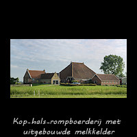 Kop-hals-rompboerderij met uitgebouwde Melkkelder bij Akkrum
