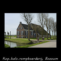 Kop-hals-rompboerderij met Melkkelder onder het woonhuis