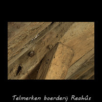 Telmerk op dekbalkgebint