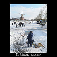 Dokkum, winter
