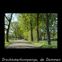 De Dammen, waterscheiding