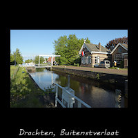 Buitenstverlaat in de Drachtstervaart