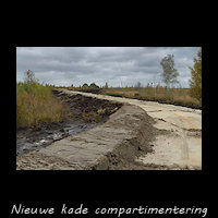 Nieuwe kade voor het vasthouden van gebiedseigen water