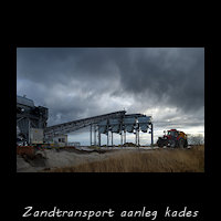 Zandtransport t.b.v. de aanleg van nieuwe kaden in het Fochtelo�rveen