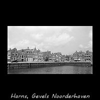 Historische gevels aan het eind van de Noorderhaven