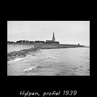 Hylpen - Hindeloopen, profiel vanaf zee