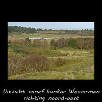 Uitzicht vanaf bunker Wassemann in noordoostelijke richting