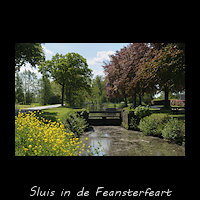 Sluis in de Feansterfeart