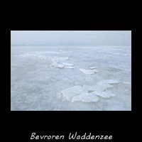 Bevroren Waddenzee